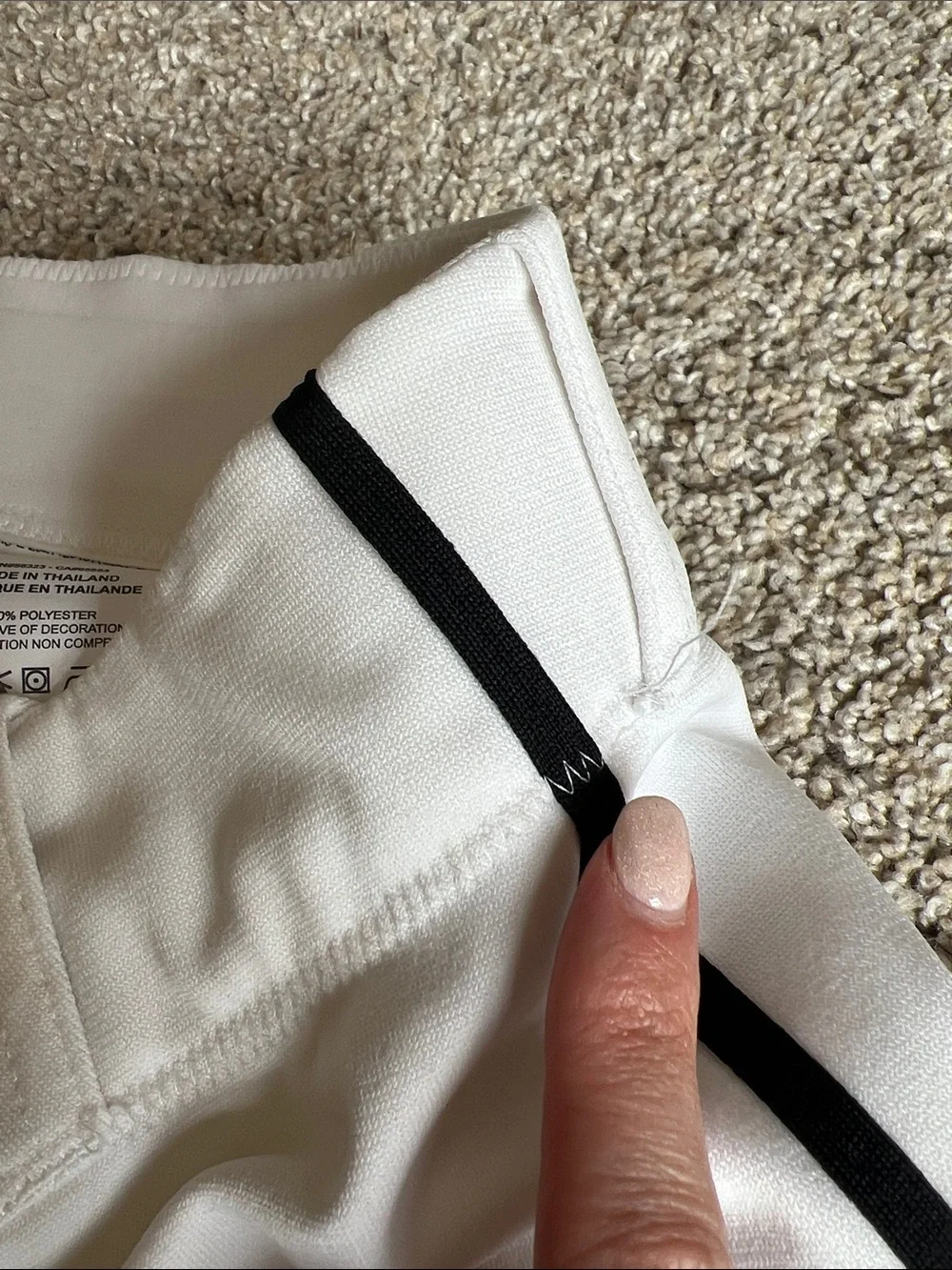 Nike Men’s White Baseball Pants with Black Stripe XS 2 pairs - Picture 5 of 16
